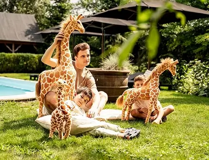 Jirafas de peluche gigantes