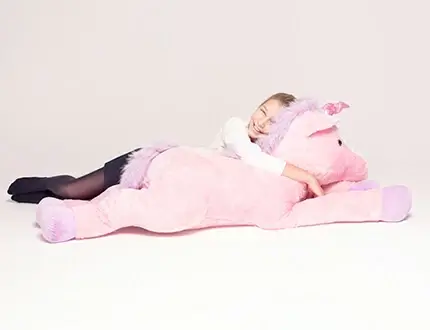 Unicornios de peluche grandes