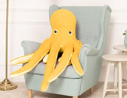 Calamares de peluche grandes