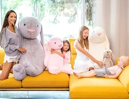 Conejos de peluche grandes